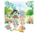 Djeco: Zestaw wielorazowe naklejki KOTKI W PARYŻU 3+ - obrazek 3