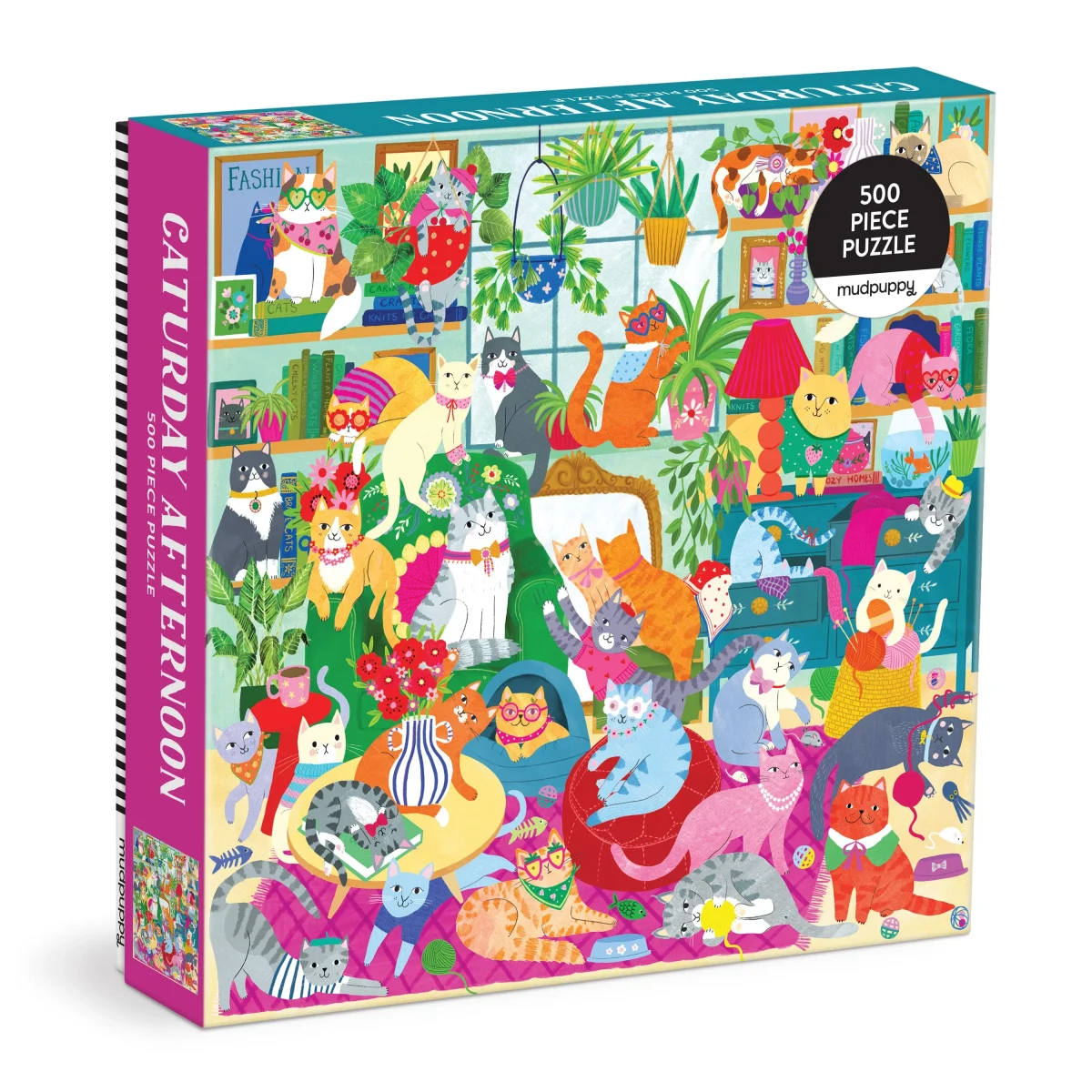 Mudpuppy: puzzle Kocie Popołudnie 500 elementów 8+ - obrazek 1