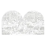 Mudpuppy: zestaw kreatywny z malowanką, wielokolorową kredką i naklejkami Tęczowy Świat 6+ - obrazek 4