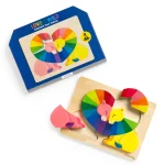 Mudpuppy: pierwsze puzzle drewniane 3D Zakochane Lwy 1+ - obrazek 3