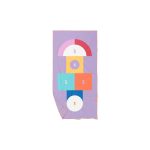 QUUT: dwustronny ręcznik plażowy PlayTowels M (140 x 70cm) Hopscotch