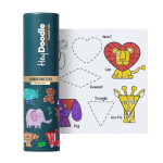 HeyDoodle: mata Silikonowa do kolorowania A4 - Kształty