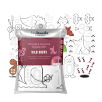 HeyDoodle: sensoryczna mata silikonowa do kolorowania A3 - Dzikie Cyferki