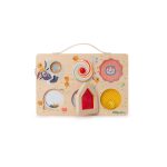 Lilliputiens: drewniana tablica manipulacyjna walizka Farma 12 m+ - obrazek 3