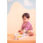 Lilliputiens: drewniana tablica manipulacyjna walizka Pojazdy 12 m+ - obrazek 2