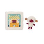 LILLIPUTIENS: książeczka aktywizująca z mini-przytulanką Dobranoc Owieczka Yvon 12 m+ - obrazek 5