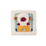 LILLIPUTIENS: książeczka aktywizująca z mini-przytulanką Dobranoc Owieczka Yvon 12 m+