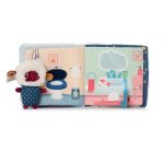 LILLIPUTIENS: książeczka aktywizująca z mini-przytulanką Dobranoc Owieczka Yvon 12 m+ - obrazek 3