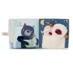 LILLIPUTIENS: książeczka aktywizująca z mini-przytulanką Dobranoc Owieczka Yvon 12 m+ - obrazek 2