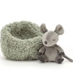 JellyCat: Śpiąca Myszka 12 cm