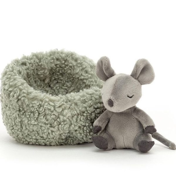 JellyCat: Śpiąca Myszka 12 cm