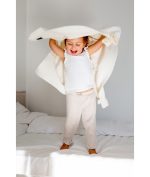 Poofi: bambusowy kocyk Pure kokosowy - obrazek 2