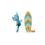 Lilliputiens: magiczna przytulanka do kąpieli surfer Smok Joe 12 m+ - obrazek 3