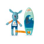 Lilliputiens: magiczna przytulanka do kąpieli surfer Smok Joe 12 m+