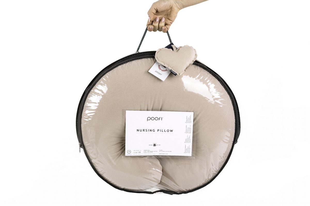 poduszka-do-karmienia-organic-kolor-nugat (2) Poofi: poduszka do karmienia Organic NUGAT - obrazek 3