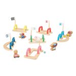 Janod: gra w kulki marmurki wyścig z przeszkodami Applepop 3+ - obrazek 4