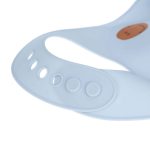 Lassig Śliniak silikonowy z kieszonką Happy Rascals Smile sky blue - obrazek 4