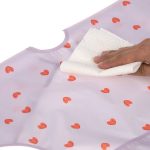 Lassig Zestaw śliniaków z długim rękawem 6m+ Happy Rascals Heart lavender - obrazek 3