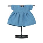 Lillitoy: sukienka muślinowa Denim Blue ROZMIAR 38 | MINILAND