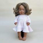 Lillitoy: sukienka prążek Jasny Róż ROZMIAR 38 | MINILAND