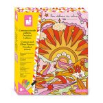 Janod: zestaw kreatywny Kontury i brokatowe wzory Kraina Snów 8+