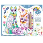 Djeco: Magiczne kolorowanki - LEŚNE ZWIERZĄTKA 3+