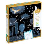 Djeco: Zestaw artystyczny nakłuwanie - LAS NOCĄ 3+