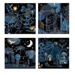 Djeco: Zestaw artystyczny nakłuwanie - LAS NOCĄ 3+ - obrazek 3