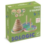 Djeco: Gra logiczna Sologic WIEŻE HANOI 6+