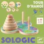 Djeco: Gra logiczna Sologic WIEŻE HANOI 6+ - obrazek 3