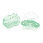 BabyOno: silikonowy gryzak dla niemowląt ZIELONY