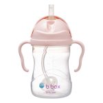 b.box: bidon z obciążoną słomką 240 ml | RÓŻOWY - obrazek 4