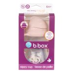b.box: bidon z obciążoną słomką 240 ml | RÓŻOWY - obrazek 5