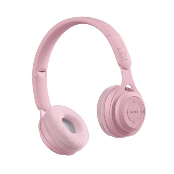 Lalarma: bezprzewodowe słuchawki dla dzieci COTTONCANDY PINK