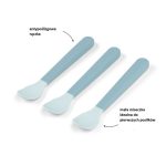 Done by Deer: łyżeczki dla niemowląt 3 szt. Foodie Blue - obrazek 4