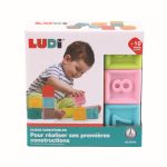 LUDI: miękkie KLOCKI sensoryczne z ŁĄCZENIAMI - obrazek 6