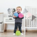 LUDI: dwukolorowa PIŁKA sensoryczna ⌀15 - obrazek 2