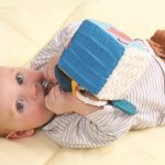 LUDI: tkaninowa KOSTKA aktywizująca z LISTKIEM i LUSTERKIEM - obrazek 3