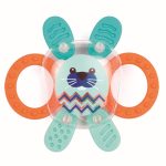 LUDI: grzechoczący GRYZAK sensoryczny – KRÓLICZEK