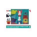 LUDI: zestaw do kąpieli z ŁÓDECZKAMI i MAŁPKAMI - obrazek 3