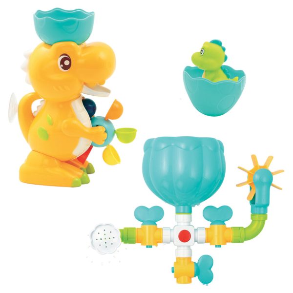 LUDI: zestaw do kąpieli „2w1” z DINOZAUREM