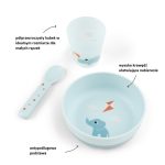 Done by Deer: pierwszy zestaw obiadowy Playground Blue - obrazek 4