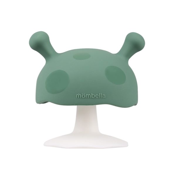 Mombella: gryzak uspokajający grzybek mushroom Light Green