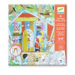 Djeco: Kolorowanki z okienkami NINA 5+