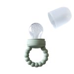 JackOJuno: Silikonowy gryzak do karmienia / szałwiowy - obrazek 2