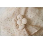 JackOJuno: Kremowa przytulanka muślinowa kwiatek - obrazek 3