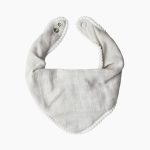 JackOJuno: Bawełniany śliniak, apaszka jasnoszara - obrazek 2