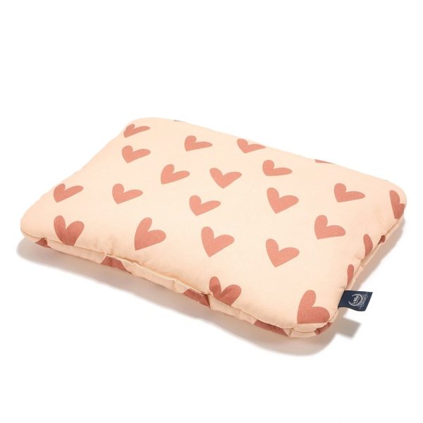 LA MILLOU: HEARTBEAT PINK poduszka bawełniana M