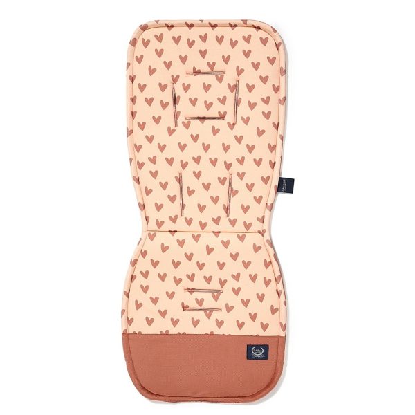 LA MILLOU: HEARTBEAT PINK wkładka do wózka Jersey