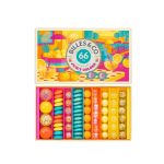 Billes & Co: Szklane kulki SOCZYSTE KOLORY / 66 el.